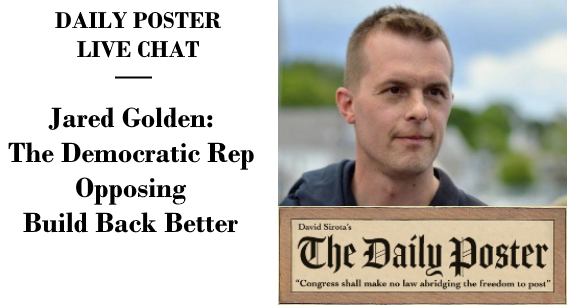 12/9 Live Chat: The Only House Dem Opposing Build Back Better