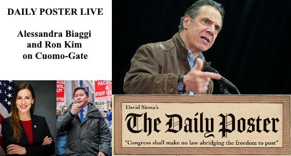 SAVE THE DATE:  NY Lawmakers Discuss Cuomo-Gate On 3/11 (Exclusive For Subscribers)